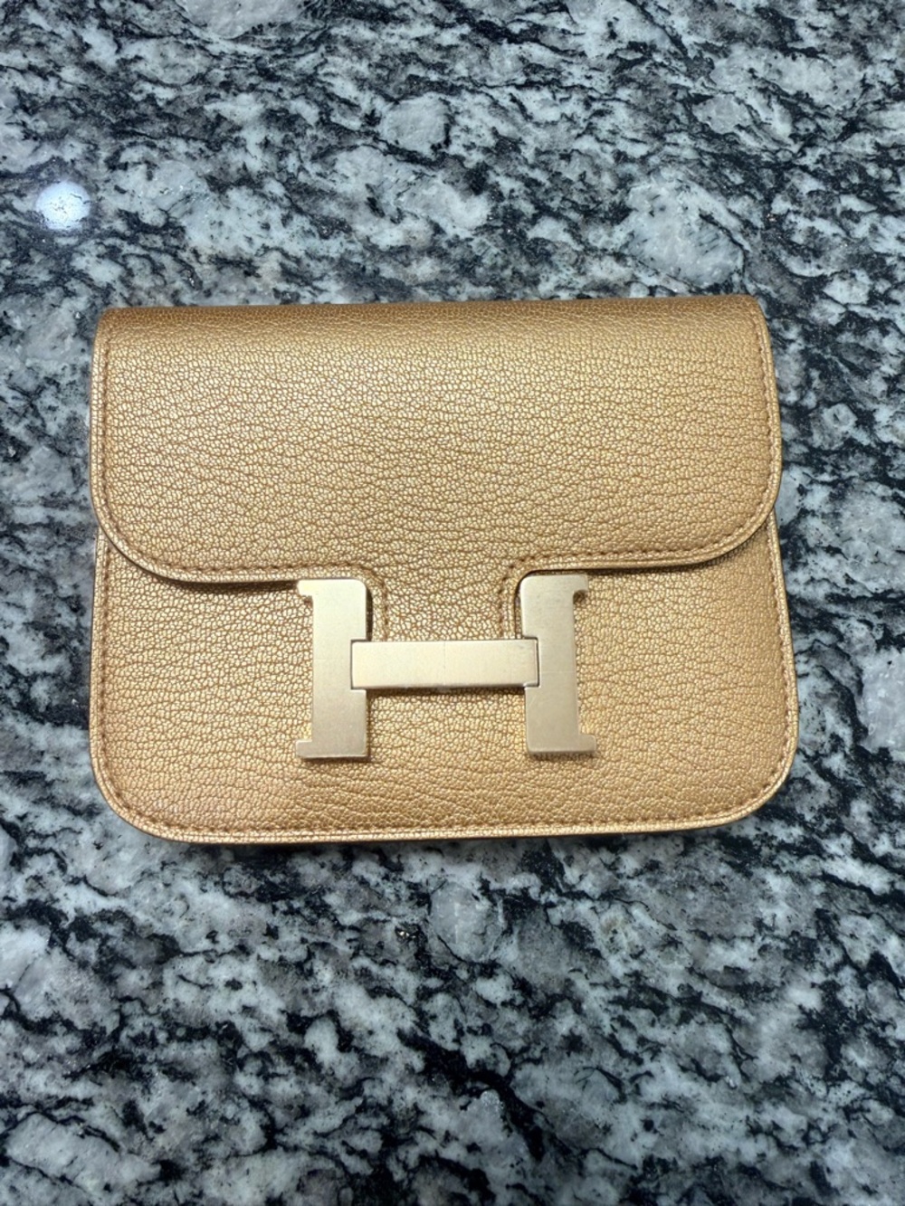 Authentic Hermes Constance Slim - Dore
